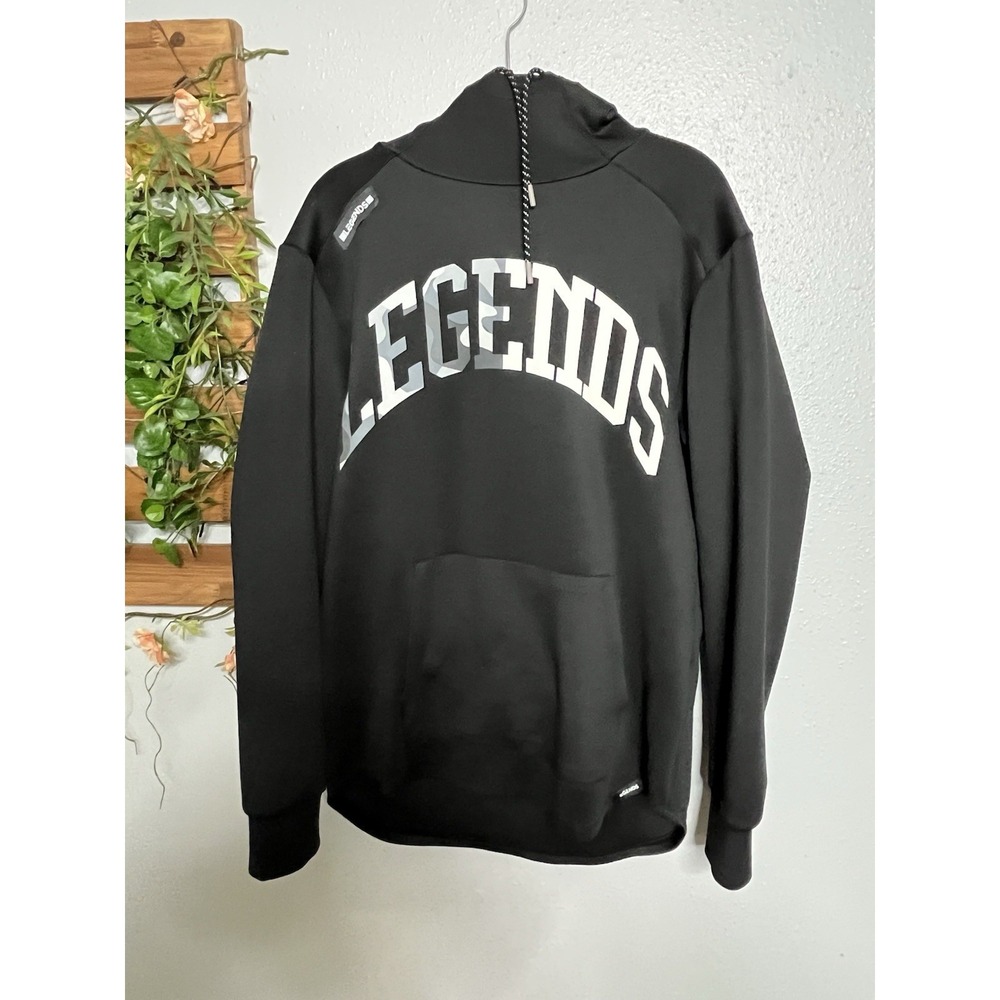 Legends Hoodie Mens M Hawthorne Tech Black Camo Pullover‎ Streetwear Sweatshirt